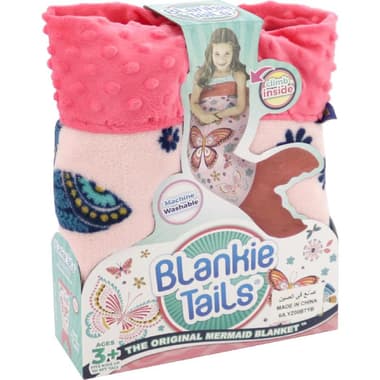 Blankie Tails Dream Tails The Original Mermaid with Butterfly Blanket
Assorted Color
