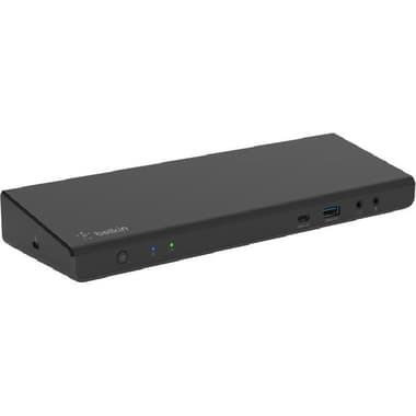 بيلكن تريبل دسبلاي دوك محطة متعددة المنافذ
سي-يو اس بي, 7 منافذ (USB-A/USB-C/USB-C(Thynderbolt 3)/HDMI/DisplayPort/RJ-45/Audio In/Out), اسود