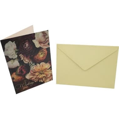 Designer Greetings Card & Envelope
"Wishing You a Birthday to Remember", Assorted Color