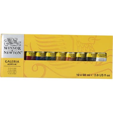 Winsor & Newton Galeria Acrylic Color Set
10 Tubes 60.00 ml ( 2.11 oz )