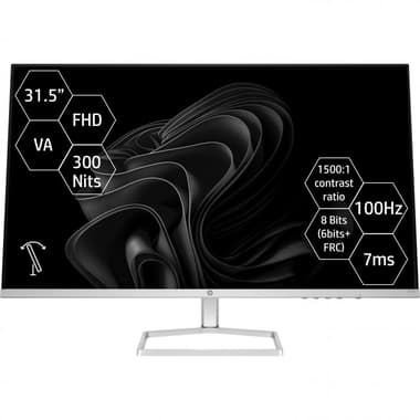HP 524sh 31.5" Monitor
LCD, FHD (Full HD), 100 Hz, 7ms (GtG), White