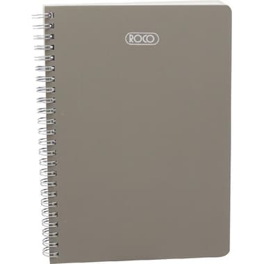 Roco Neon Notebook
A5, 80 Sheets, Single Ruled (Arabic), Grey
