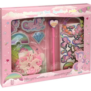 Roco Unicorn Stationery Set
52 Pieces, Pink