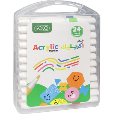 Roco Basic Color Acrylic Color Set
Assorted Color, Set of 24 Colors