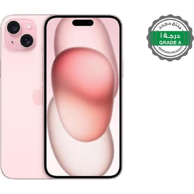 Renewed Grade A Apple iPhone 15 Plus
256 GB, Pink, 5G