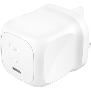 Belkin BoostCharge Compact USB-C Wall Charger
PD 3.1, 65 Watts, Single USB-C (PD), White