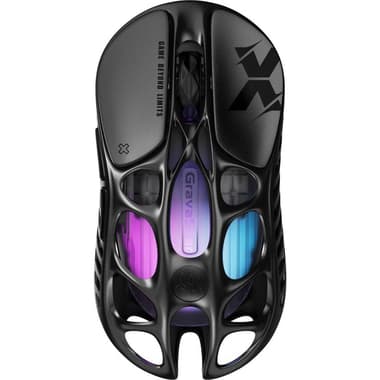 Gravastar Mercury X Gaming Mouse
Bluetooth/Wired/Wireless (2.4 GHz RF), Optical, PixArt PAW 3950 32000 dpi, Galaxy Black