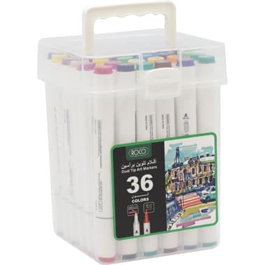 Roco Sketch Marker (36 Colors) Graphic Art Marker
Assorted Color, Twin Tip