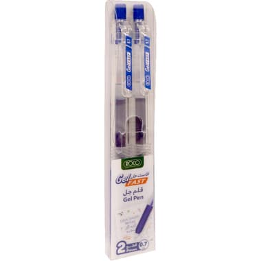 Roco Gel Fast Gel Ink Pen
Blue Ink Color, 0.7 mm, Ballpoint;Nib Tip, 2 Pens