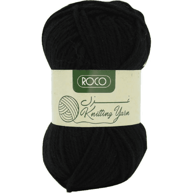 Roco Yarn
50 Grams, Black