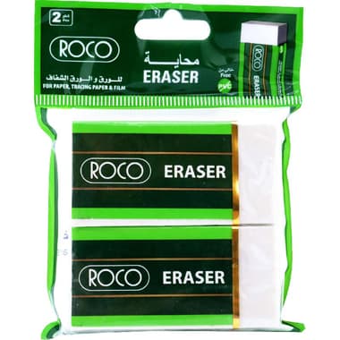 Roco Plastic Eraser
Big, White
