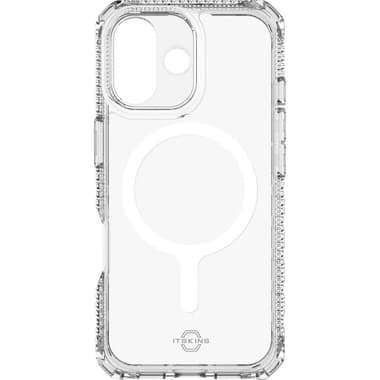 ITskins Hybrid Clear Back Cover Mobile Case with MagSafe
for iPhone 17, Transparent