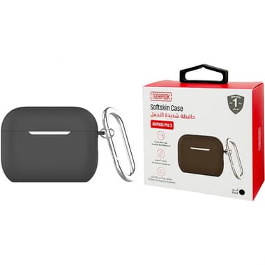Techpick Softskin Earbuds Case
for Apple AirPods Pro 3, Black
