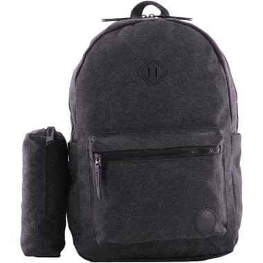 Atrium Canvas Backpack with Accessory
for 15" (Device), Black