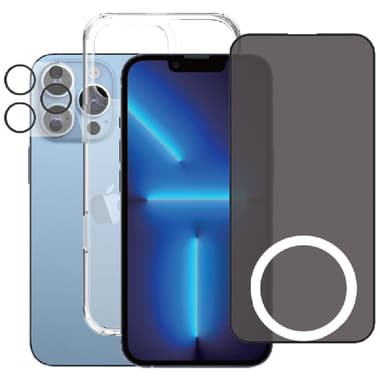 زوندا 3 في 1 زجاج مقسى للخصوصية + حافظة صلبة + واقي عدسة الكاميرا مجموعة حافظة للهاتف الذكي
متوافق مع ايفون 12, شفاف