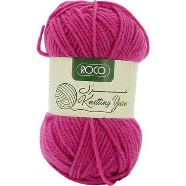 Roco Yarn
50 Grams, Fuchsia