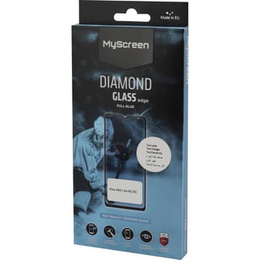 MyScreenPROTECTOR DIAMOND GLASS edge Smartphone Screen Protector
for vivo V60 Lite 4G/V60 Lite 5G, Full Glue, Black