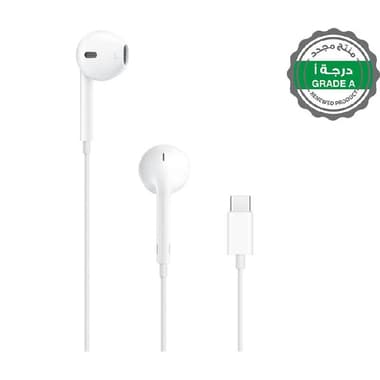Renewed Grade A Apple EarPods (USB-C) In-Ear Earphones
Wired, USB-C, In-line Microphone, White