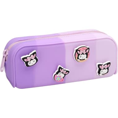 Soft Pencil Case
Cave Design with 4 Decorative Buttons, Durable and Washable, Purple