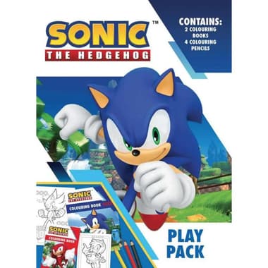 Sonic The Hedgehog: Play Pack - Contains 2 Colouring Books 4 Colouring Pencils
false