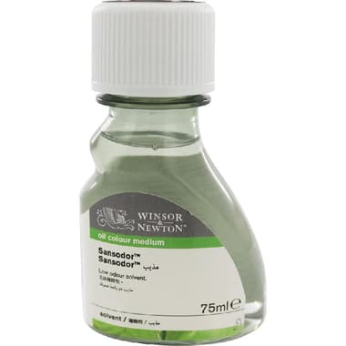 Winsor & Newton Thinner for Oil Paints
Sansodor, Low Odour Solvent, 75.00 ml ( 2.64 oz )