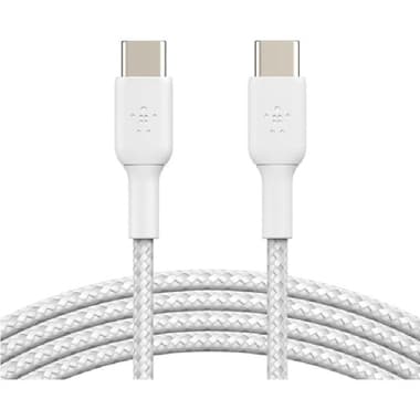 Belkin BoostCharge Braided USB-C to USB-C Sync & Charge Cable
1.00 m ( 3.28 ft ), White