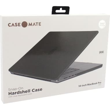 Case-Mate Snap-On Top and Bottom Cover
Hardshell Case, for MacBook Pro 14 M1/MacBook Pro 14 M2/MacBook Pro 14 M3, Smoke