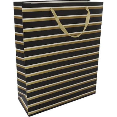Gift Bag
Thin Stripe with Satin Ribbon Handle, Jumbo, Assorted Color