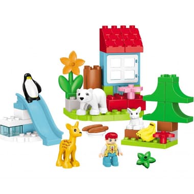 Bloci Funny Zoo Interlocking Bricks Set
3 Years and Above