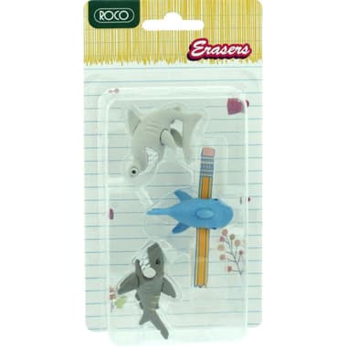 Plastic Eraser
Shark Assorted Color