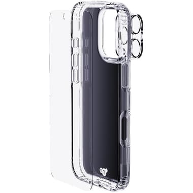 Tech21 3-in-1 MagSafe Bundle Evo Clear MagSafe Case + Impact Glass Screen Protector + Camera Lens Protector Smartphone Case Bundle
for iPhone 16 Pro, Clear