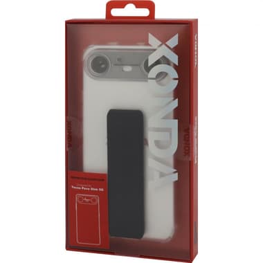 Xonda Back Cover Mobile Case with Strap
for Tecno Pova Slim, Clear
