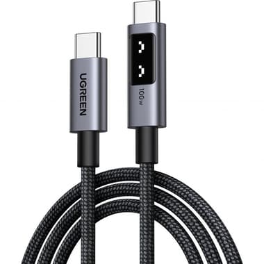 Ugreen L509 USB-C to USB-C Sync & Charge Cable
1.00 m ( 3.28 ft ), Black