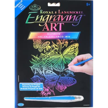 ROYAL & LANGNICKEL Rainbow Engraving Art
Butterflies, .08 kg ( .18 lb )