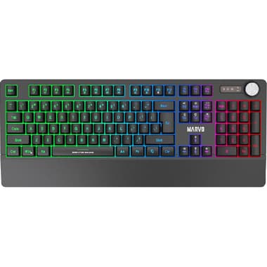 مارفو سكوربيون K660 ميمبرين RGB لوحة مفاتيح للالعاب
سلكي, (7/متوافق مع الكمبيوتر المحمول والمكتبي وكمبيوتر الالعاب المكتبي (ويندوز 10/8, اسود