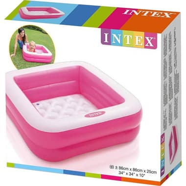 Intex Play Square Pool
2-Color Inflatable Pool, Assorted Color, 1 Year and Above