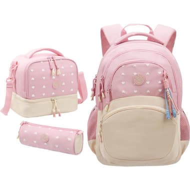 Atrium Active Backpack with Accessory
for 15.6" (Device), Pink/Yellow