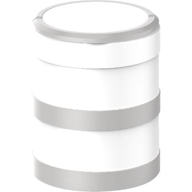 Lunch Box
Round - Double Layer with Adjustable Handle, White