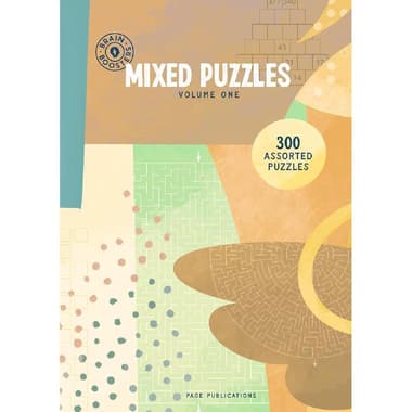 Brain Boosters: Mixed Puzzles
Volume 1 - 300 Assorted Puzzles