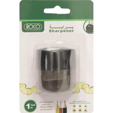 Roco Pocket Sharpener
2 Holes, Black