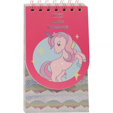 Roco Notebook
Unicorn, 10 X 18.3 cm, 80 Sheets, Single Ruled (Arabic)