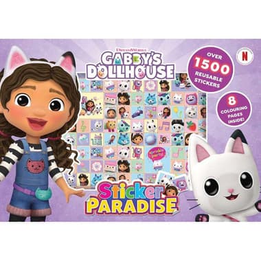 DreamWorks Gabby's Dollhouse: Sticker Paradise - Over 1500 Reusable Stickers
false