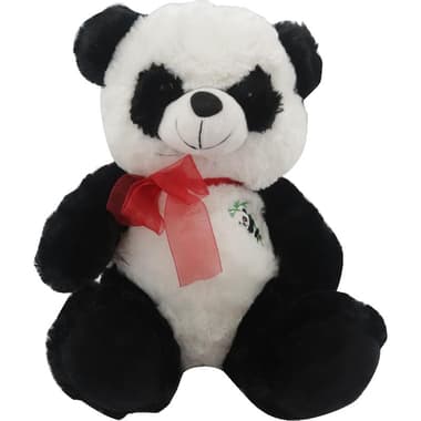 Royal Falcon Panda Plush Toy
Black/White, 3 Years and Above