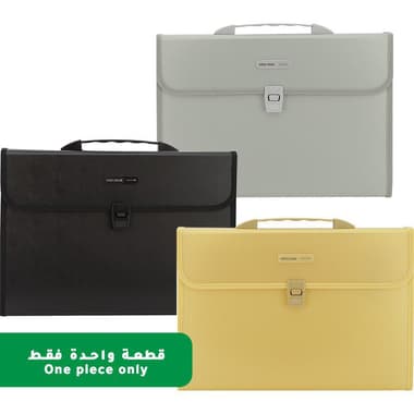 Data Bank Expanding File with Division
F4, 6 Pockets, Assorted, Color and Design May Vary