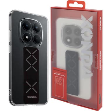 Xonda Back Cover Mobile Case with Strap
for Xiaomi Redmi Note 15 Pro 5G, Clear
