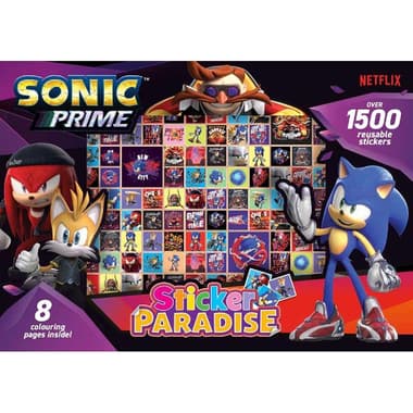 Sonic Prime: Sticker Paradise - Over 1500 Reusable Stickers
false