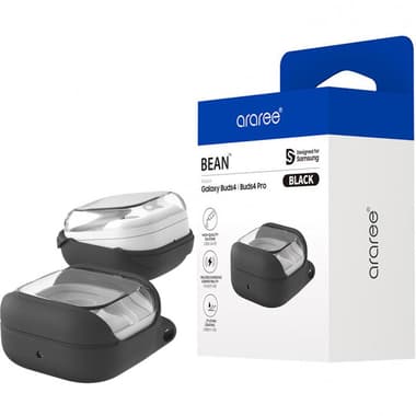 Araree Bean Earbuds Case
for Samsung Galaxy Buds4/Galaxy Buds4 Pro, Black