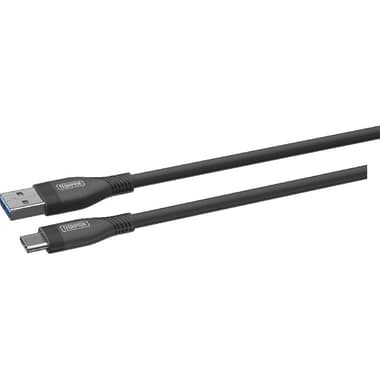 Techpick Silicone Soft USB-A to USB-C Sync & Charge Cable
1.00 m ( 3.28 ft ), Black