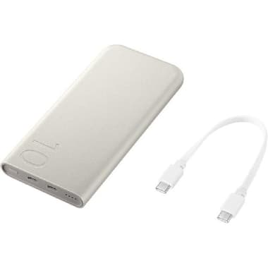Samsung Power Bank
Fast Battery Charging, 10000 mAh, Dual USB-C, Beige