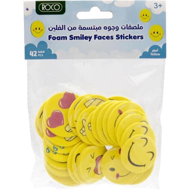 Roco Sticker Pack
Foam Sticker, Smiley Faces